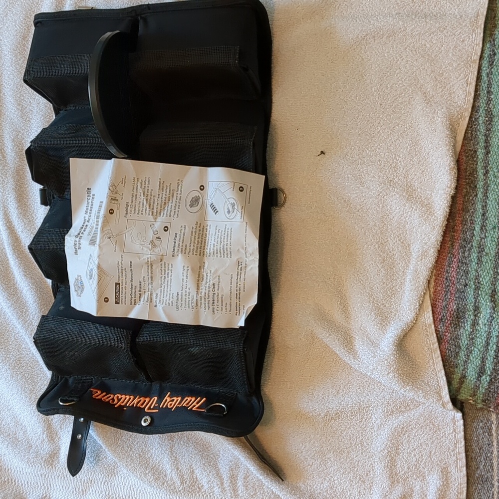 Harley-Davidson Black Accessories Tool Kit Bag - Picture 5 of 15
